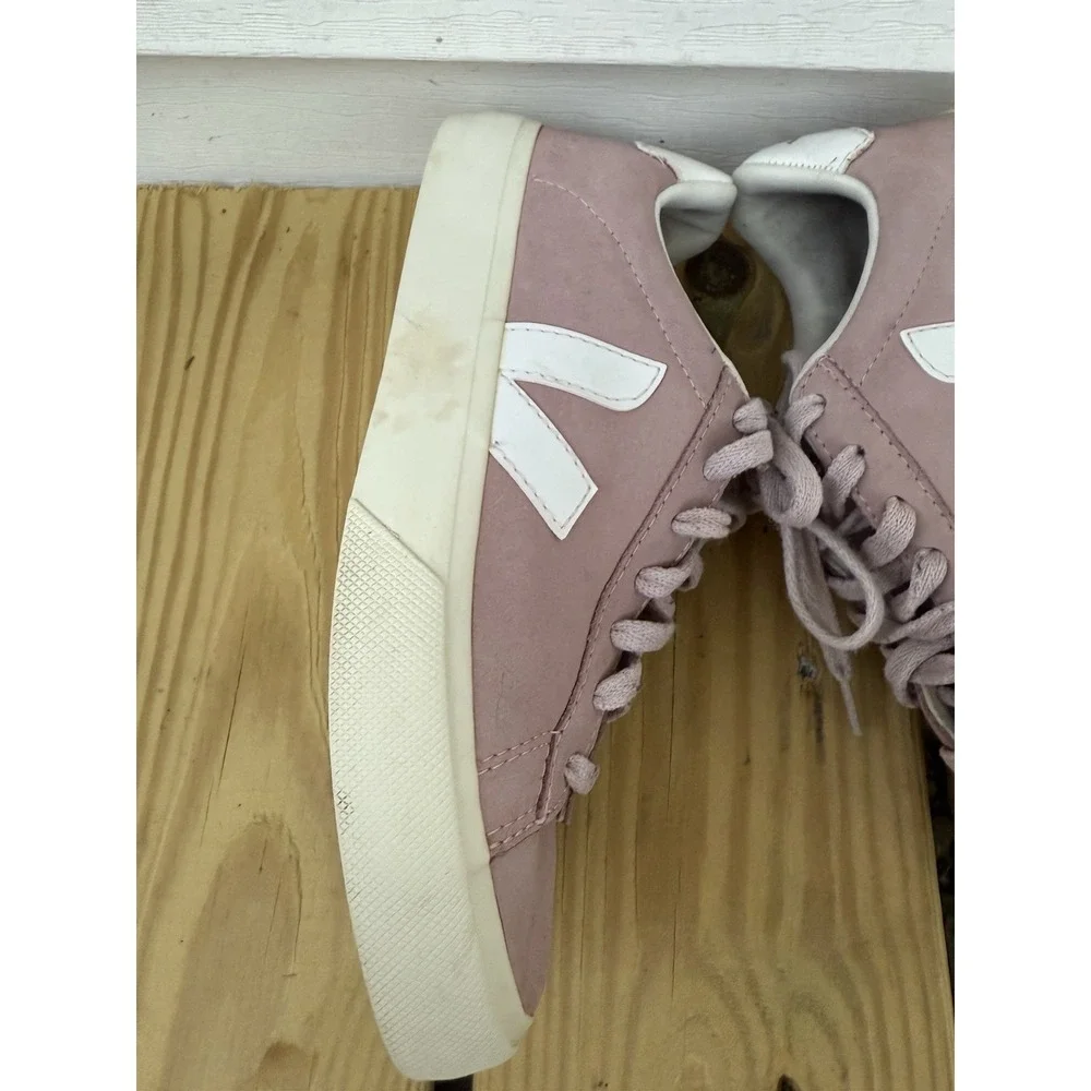 Veja Campo Nubuck Babe Pink Sneakers Trainers Size US 7 EU 38‎ Lace Up